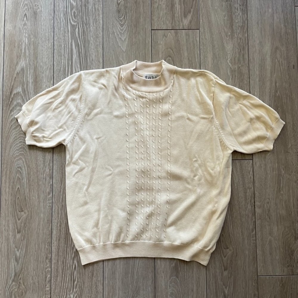 Tabi | Coastal Grandma Cotton Sweater Tee